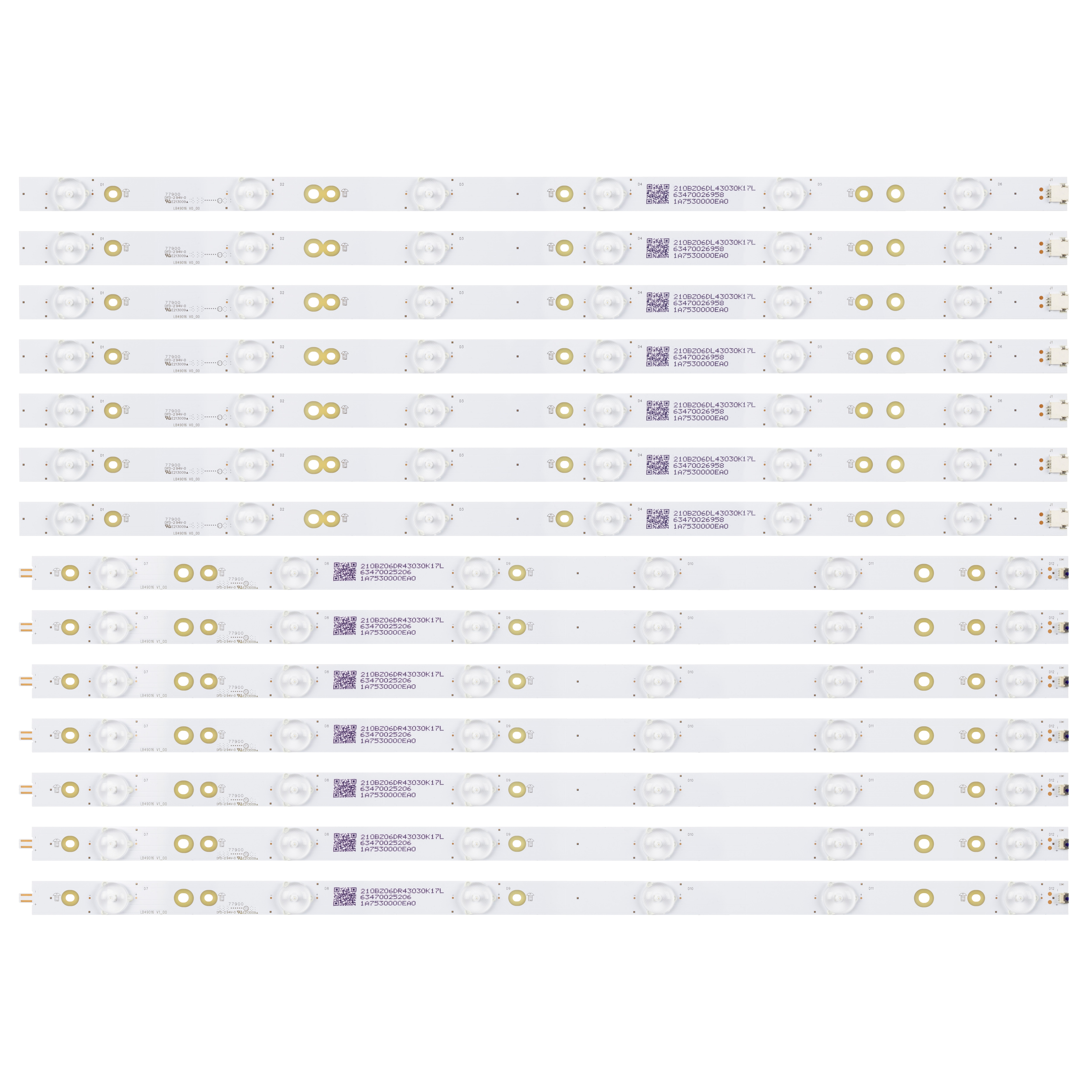 LED backlight strip for 49PUS6401/12 49PUT6400 49PUT6101/12 49HFL5010T/12 49PFT4909 49PFH4900 49PUS6201 49PFF5701 TPT490U2