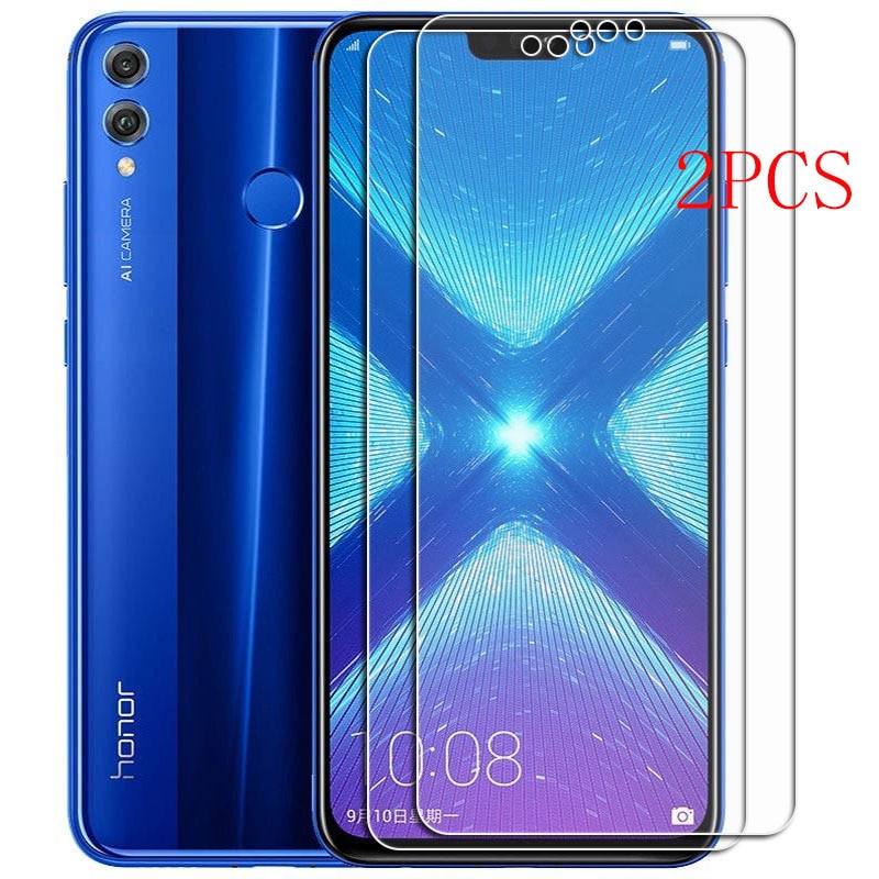 2PCS FOR Huawei Honor 8X (View 10 Lite) High HD Tempered Glass Protective On JSN-L11 JSN-L21 L22 JSN-L42 Screen Protector Film