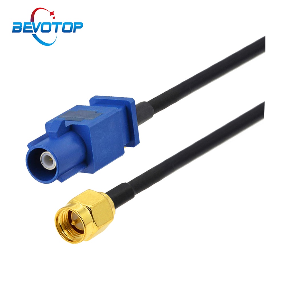 1PCS Extended Fakra C Male to SMA Male Plug RG174 Pigtail GPS Antenna Extension Cable Coaxial for Auto Car Vehicle
