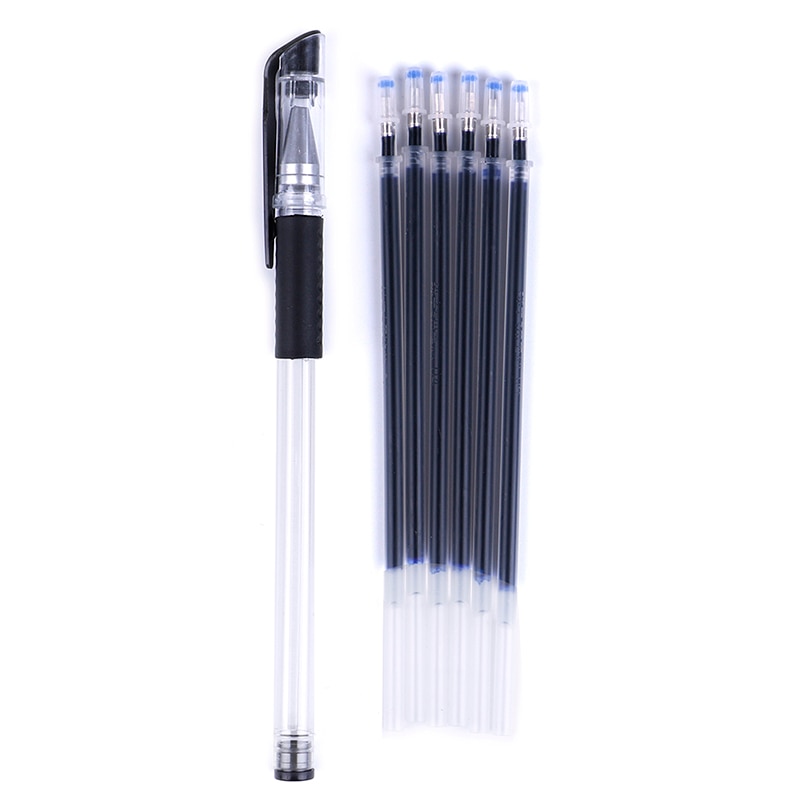 1set Transparent Magic Pen Invisible Ink Slowly Disappear Automatically Disappear Practicing Pen Blue Ink Joke Toys Joke Props
