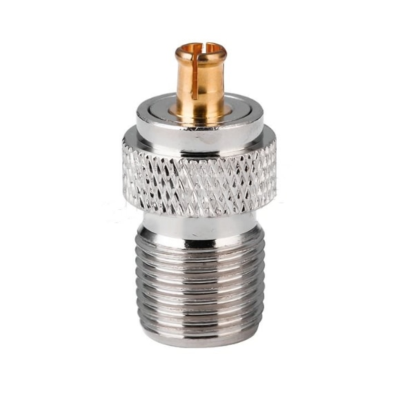 2pcs F To MCX Adapter Socket F Female Jack To MCX Male Plug Straight RF Coaxial Connectors
