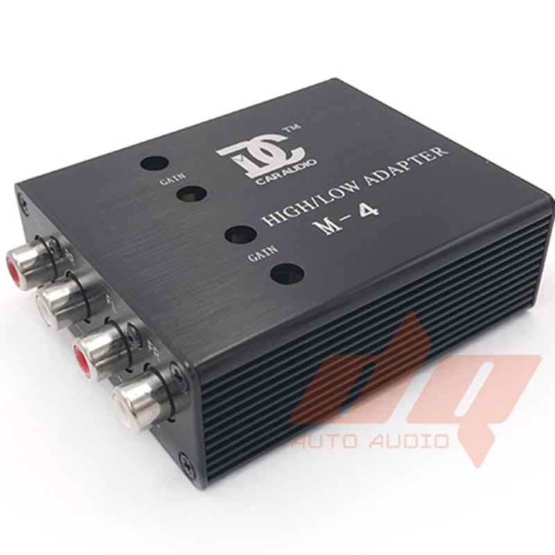 Car Audio Modification with Delay Function Active Audio High-fidelity Input and Output Converter Two, Four, Six Out Channels