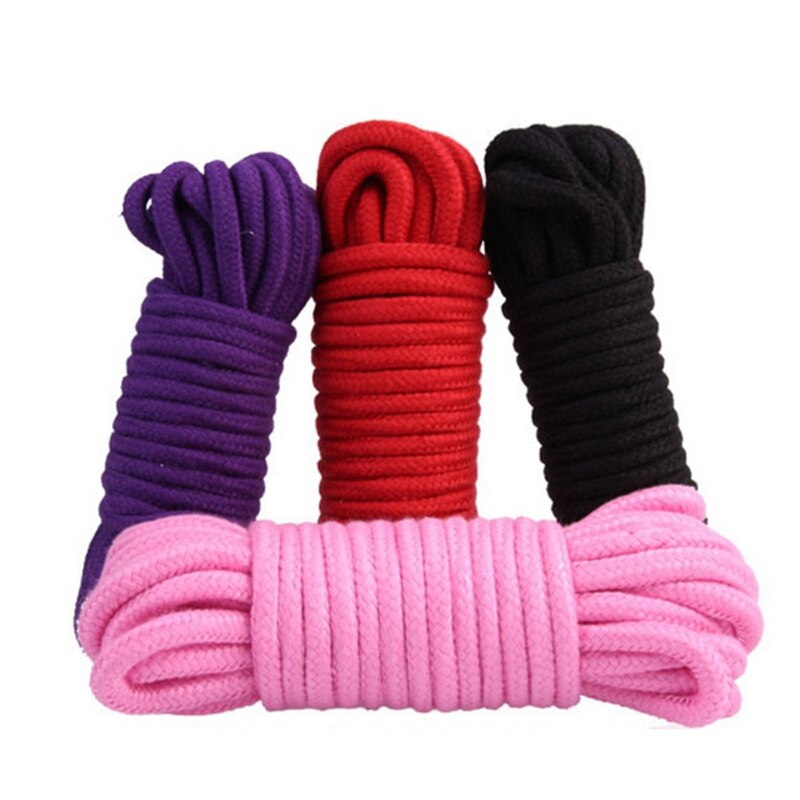 Wschic 2Pcs Soft Cotton Rope,32 Feet Multi-Function Natural Durable Braided