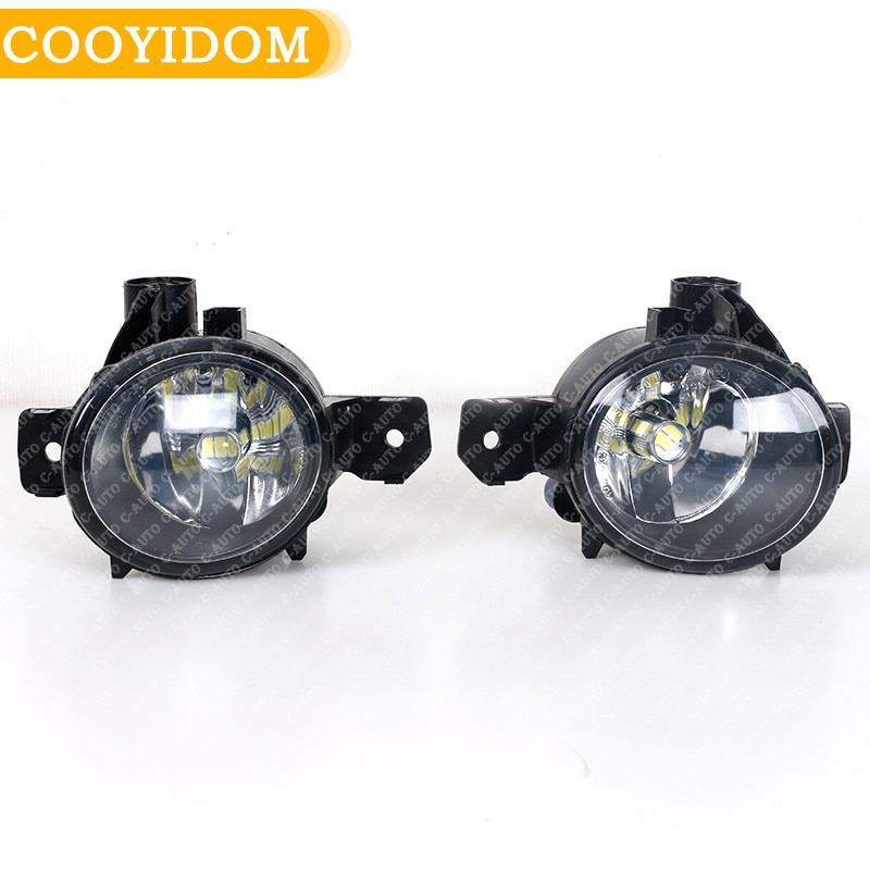 Car Front LED Fog Light With Bulbs For BMW 1 Series E82 E87 E88 X3 E83 X5 E70 63176924655 63176924656 Car-Styling Assembly Lamps
