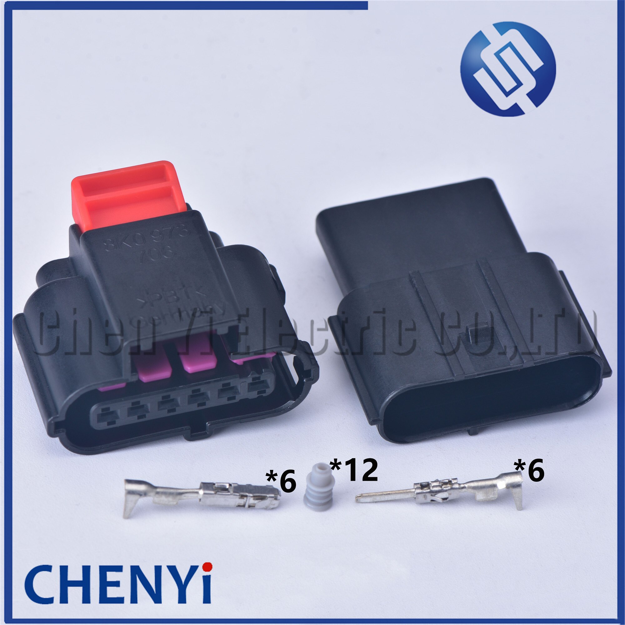 6 Pin Waterproof Gas Accelerator Throttle Pedal Plug 8K0973706 For Jetta Bora Lavida Sagitar Magotan Passat 8K0 973 706