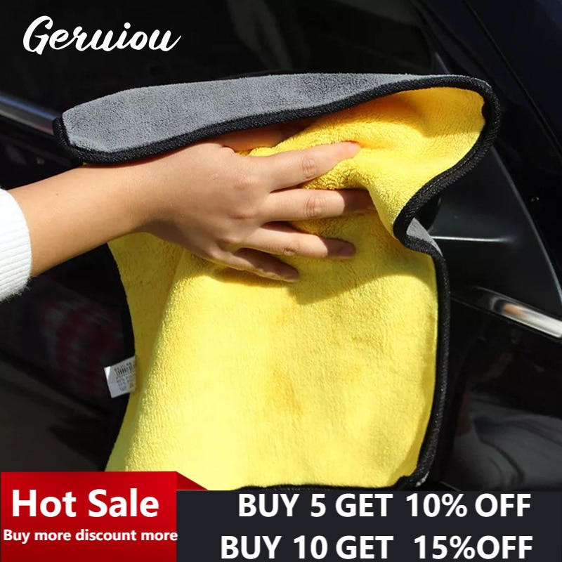Car Wash Microfiber Towel Car Cleaning Drying Cloth Car Care Cloth Detailing Microfiber Towel Car Microfiber Cloth30x30/40/60CM