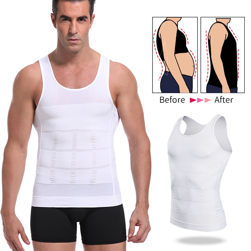 Slimming Vest Men's Slimming Underwear Body Shaper Waist Cincher Corset Men Shaper Vest Body Slimming Tummy Belly Body Shap