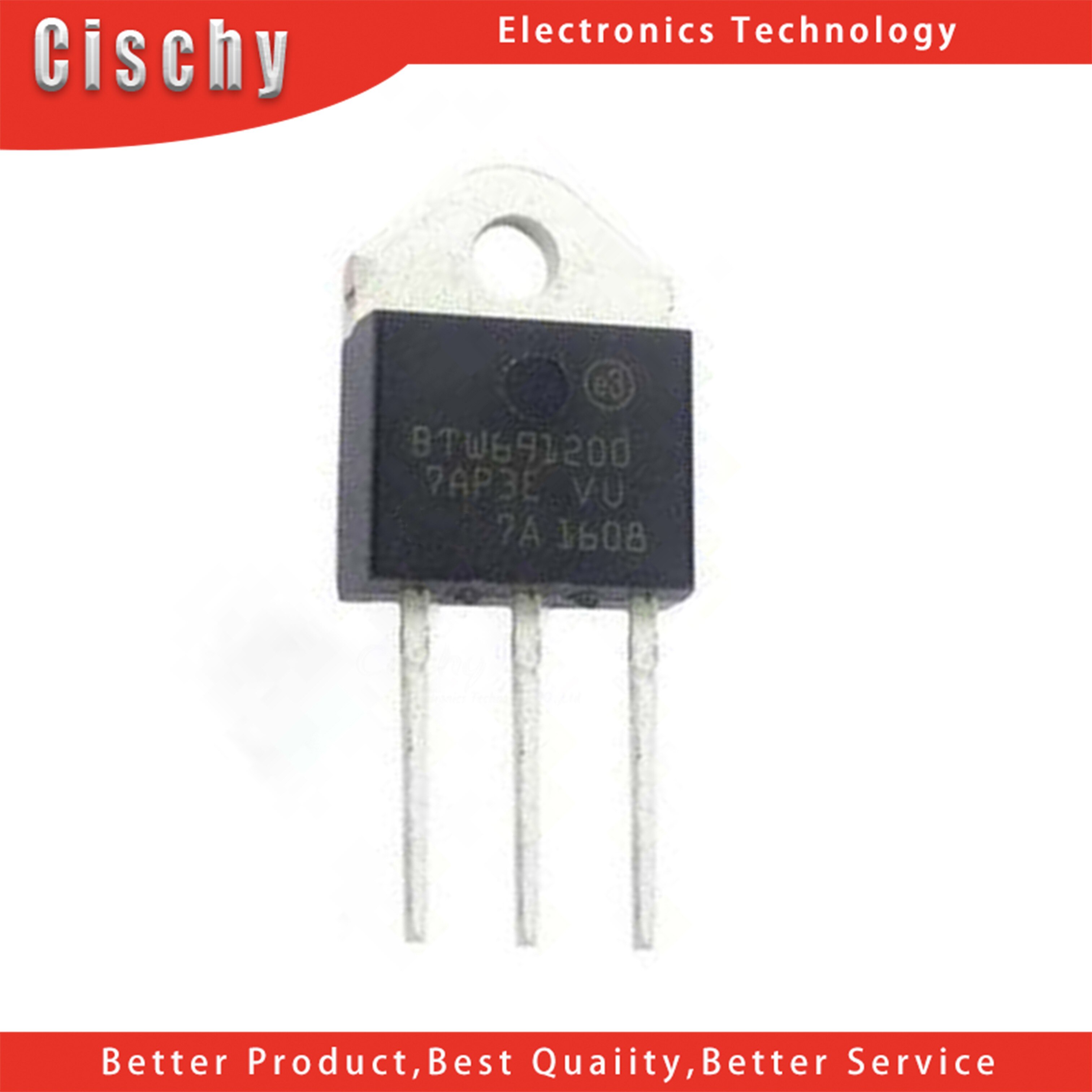 5pcs BTW69-1200 TO-3P BTW691200 TO3P BTW69 1200V BTW69-1200RG SCR new original