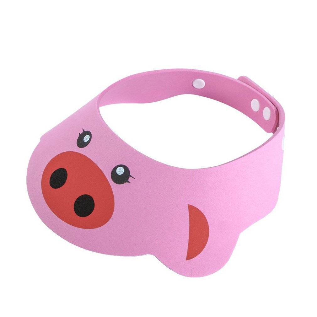 Baby Kids Shower Caps Adjustable Shampoo Cap Wash Hair Kids Bath Visor Hats Shield Waterproof Ear Protection Eye Children Hats