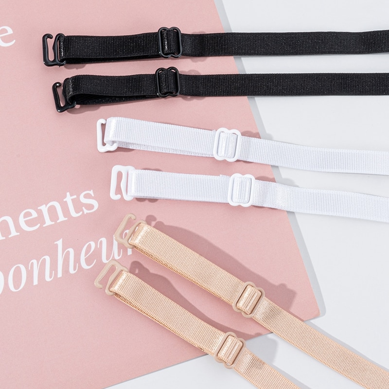 1/3Pair Women Slip Resistant Bra Straps Women Double Shoulder Elastic Brassiere Lady Bra Strap Accessories Lingerie