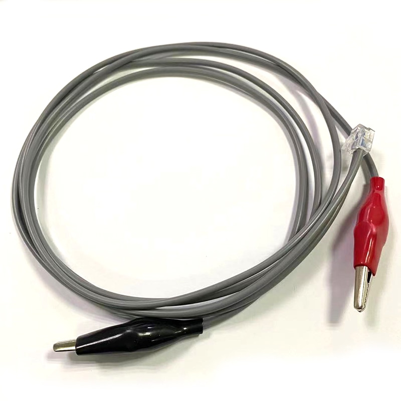 Telephone test line, finder, clip