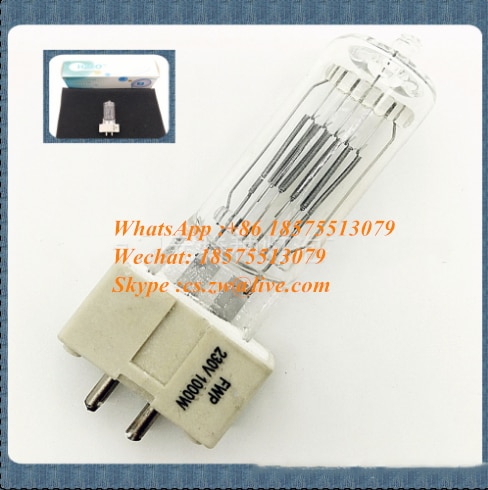 FWP T19 GX9.5 Jinbei 1000W Back Light Bulb Quartz Bulb Movie Bulb