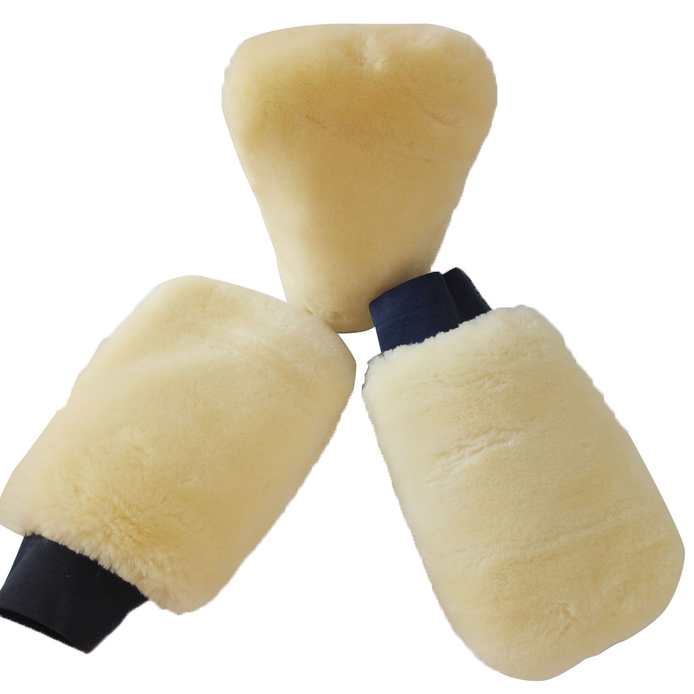 Car Cleaning Mitt Wax Detailing Brush Microfiber Plush Car Detailing Mitten Soft Washing Glove Microfiber Cleaning Tools