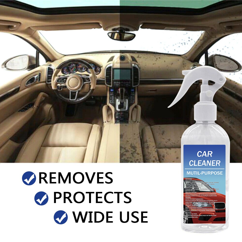 Multi Purpose Foam Car Interior Cleaner Universal Leather Cleaner Automotive Sofa Cleaning Agent 100ml TD326