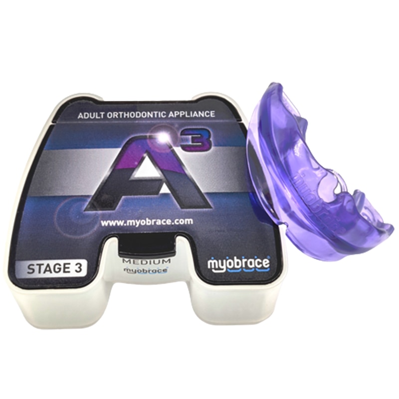 Myobrace Trainer Teeth Orthodontic Appliance A3/Dental Brace A3 Correct Poor Oral Habit/Adult Trainer A3 Alignment