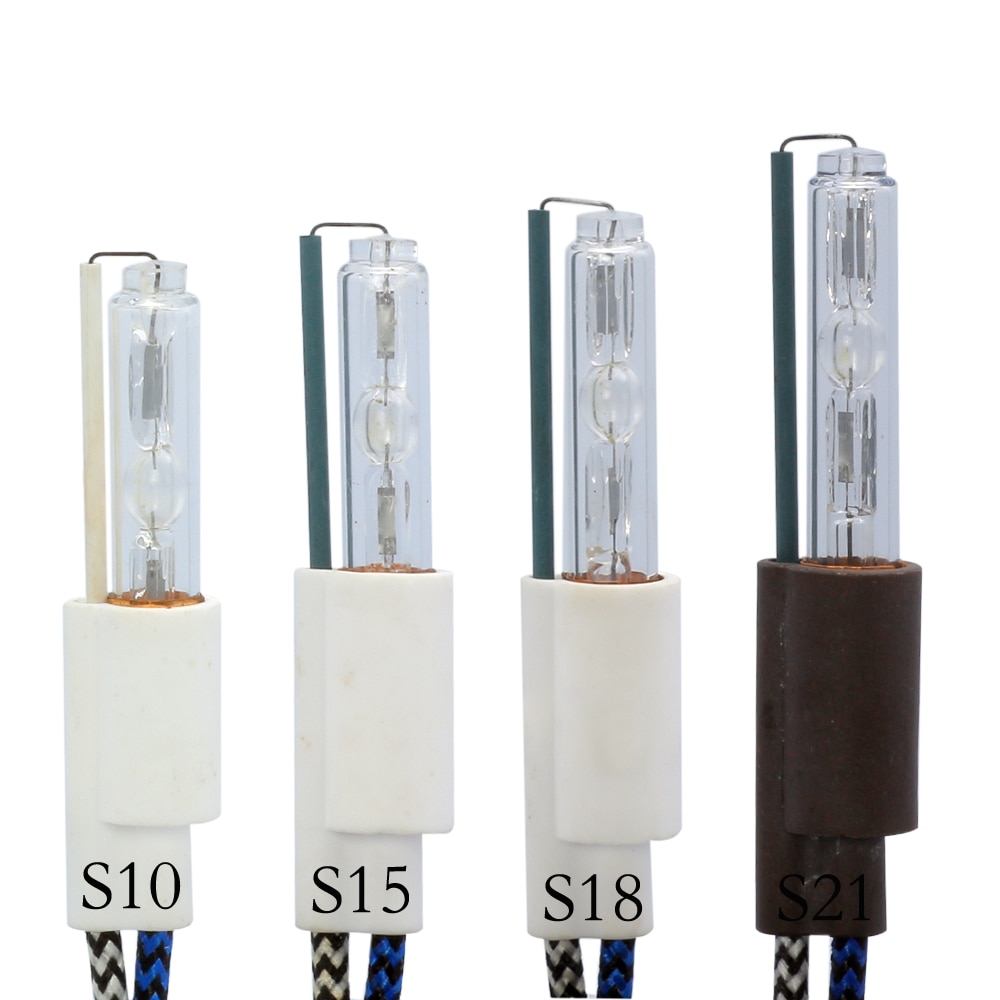 AC 12v 55w Ceramics S15 S18 D10 S21 10mm 18mm 15mm 21mm Auto HID Bulbs for 2.5 2.8 3.0 Inches Bi xenon projector lens headlight