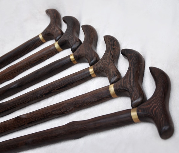 Wooden crutch walking aid cane cane high-grade old birthday gift wholesale mahogany wood stick