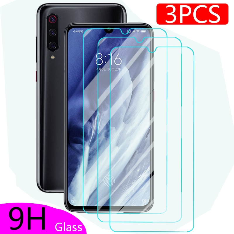 3 pcs 9H protective glass for Xiaomi Mi 9 lite Screen Protector on Xiomi mi 9 se mi9 pro 9se 9lite mi9se mi9lite Tempered Film