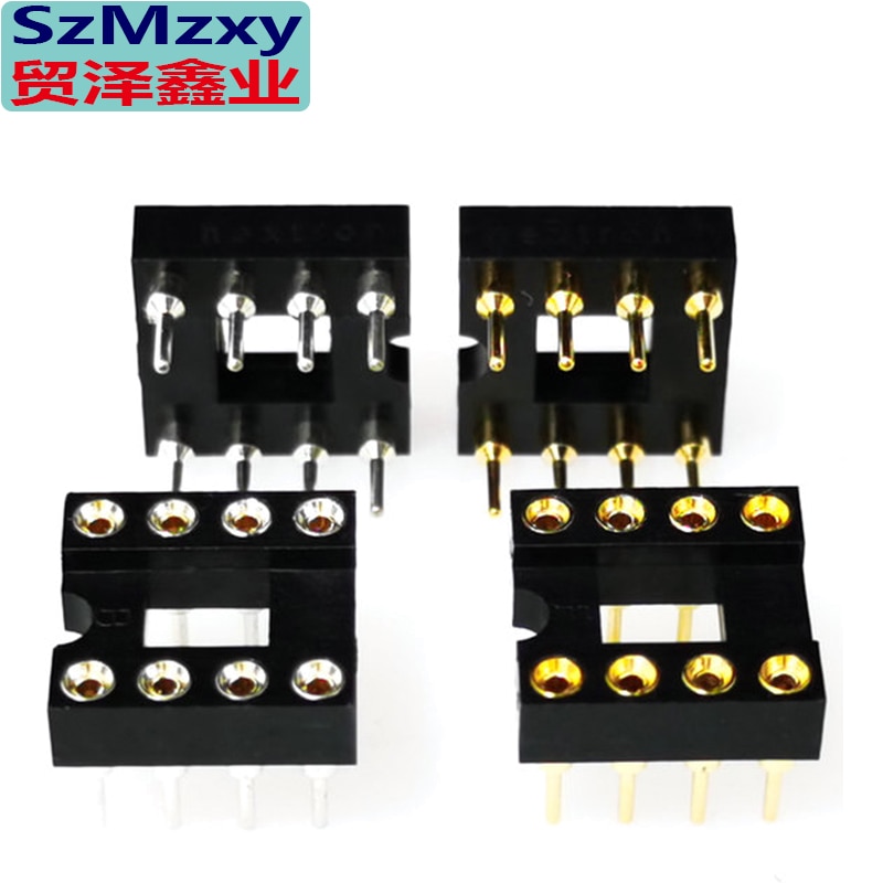 10PCS DIP8 New Imported Original TW DIP-8 IC Gold plated ICseat FOR LME49710 LME49720 OPA627 AD797 AD620 OPA637 OPA620