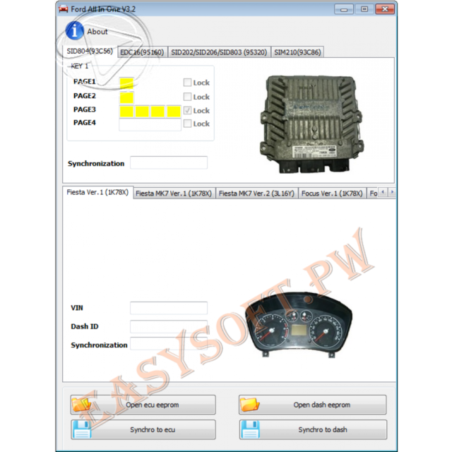 For Ford All In One v3.2 software