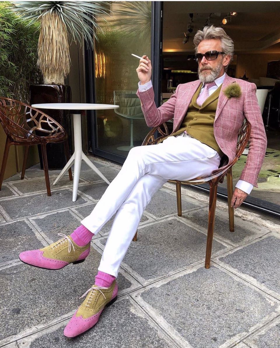 New Arrival Pink Plaid Costume Homme Men Suits With White Pant Slim Fit Tuxedo Wedding Groom Terno Masculino Blazer 3 Pieces