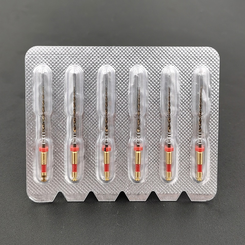 Dental Wave Gold Primary Files 6pcs/pack Reciprocational Small One Files Rotary Dental Endo NITI Files Endodontic Dental Files