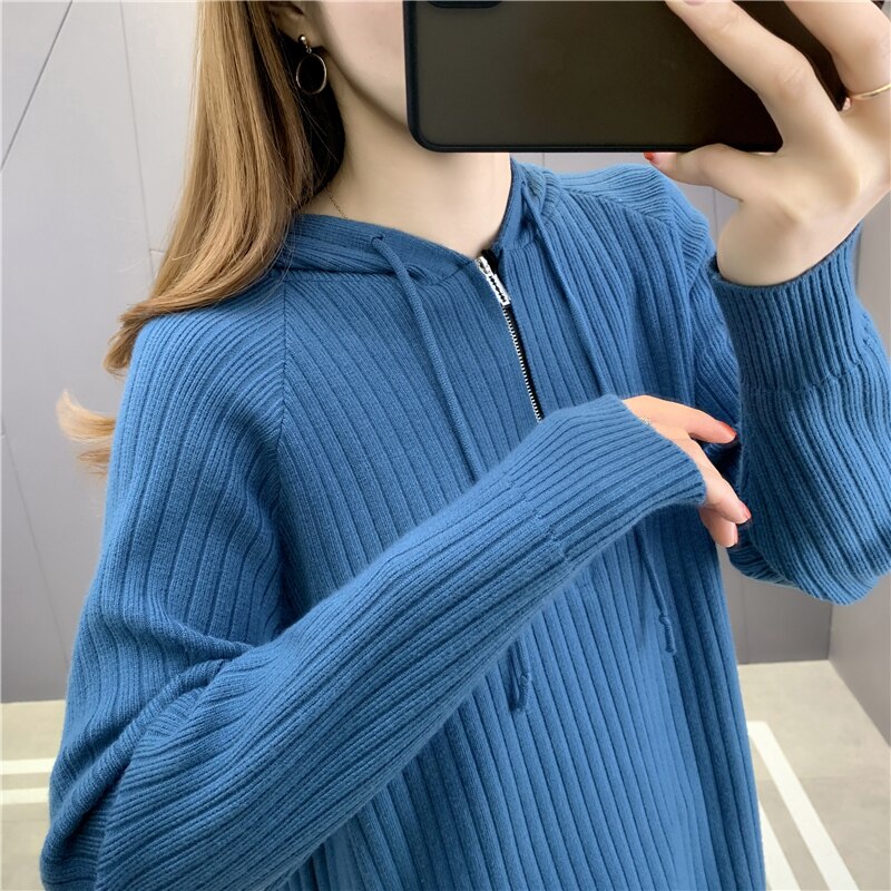 Room 191951 on the 3 row 5 】 make pure color hooded zipper pullovers [1128] 60