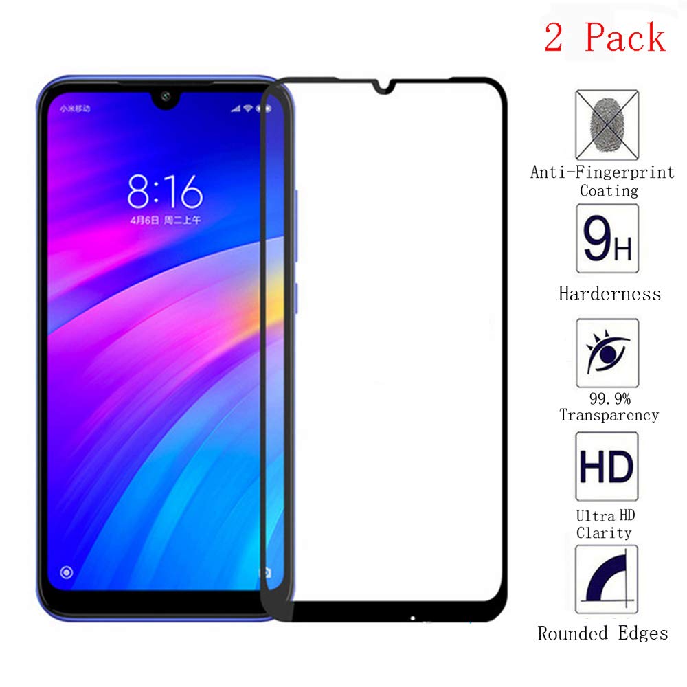 9H 2.5D Full Glue Cover Screen Protector for Xiaomi Redmi Y3 Tempered Glass for Xiaomi Red mi Y3 Black Protective Film Glass