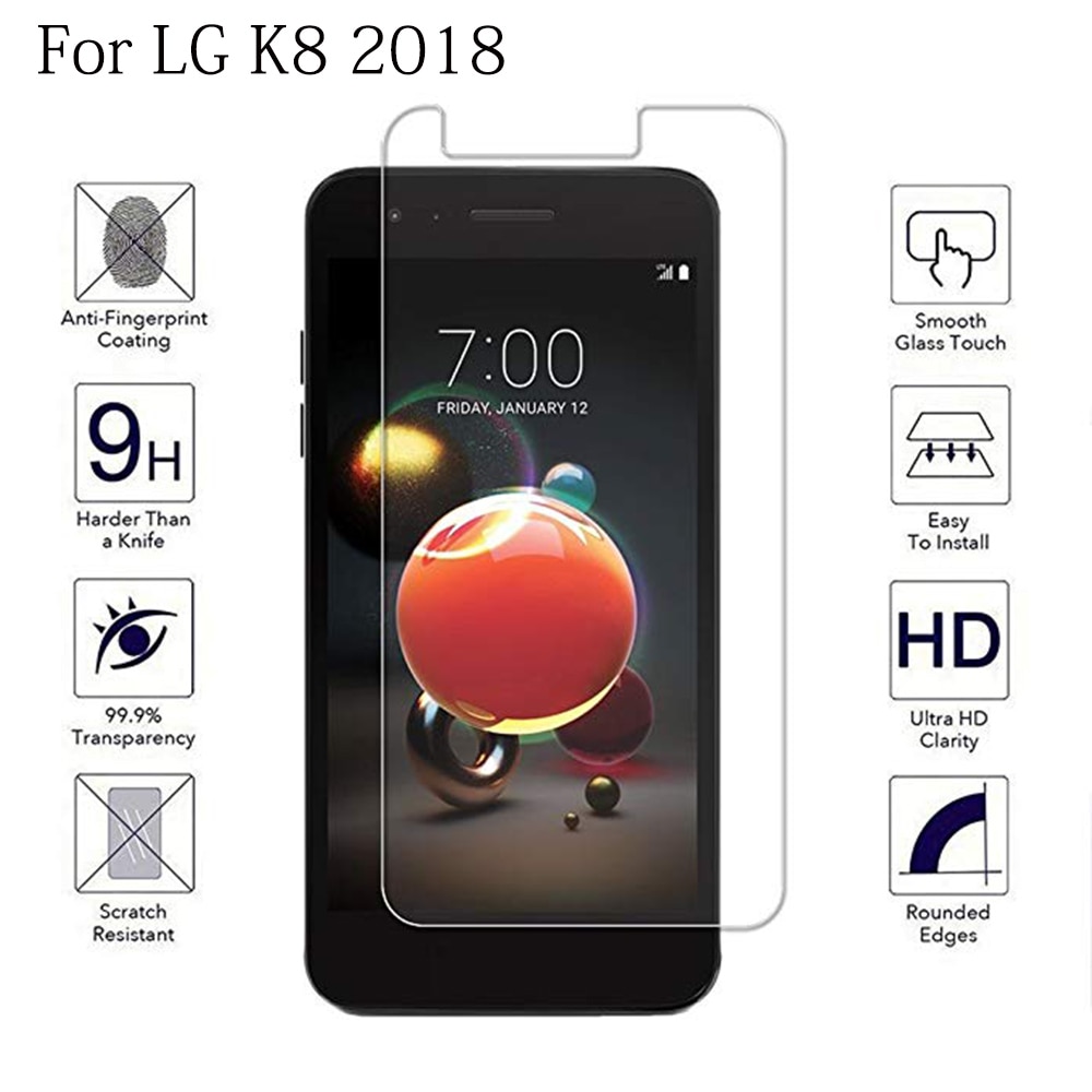 Tempered Mobile Phone Glass For LG K8 K9 Full Glue Coverage Screen Protector For LG X210EM Full Cover Protective Film Glass