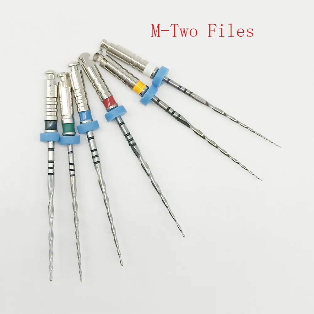 6pics Dentist Teeth whitening Equipment M files Root Canal Rotary Endodontic Dental Endo Motor M-two Files Instrument Dentistry