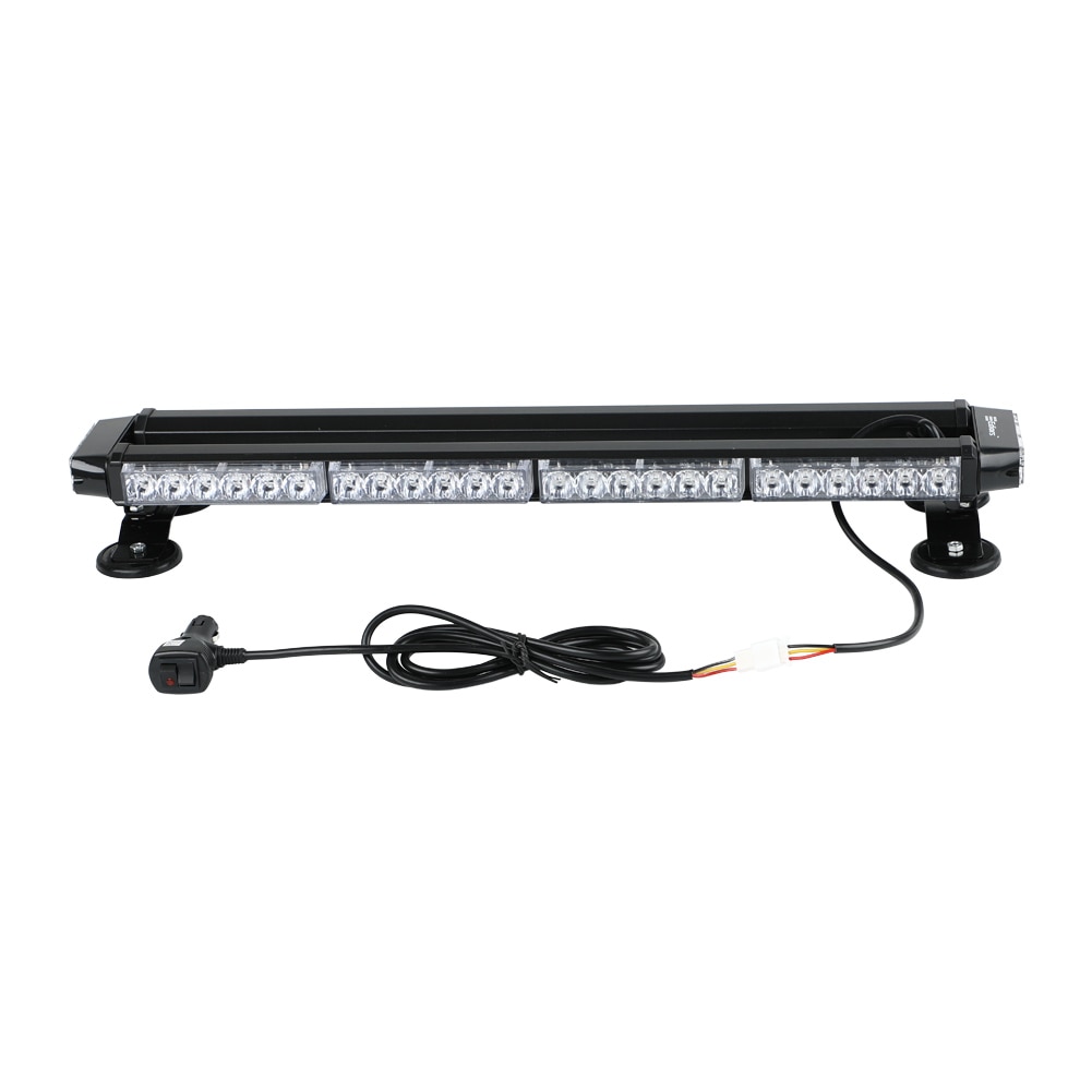 26" 54 LED Emergency Traffic Advisor Double Side Warning Strobe Light Bar