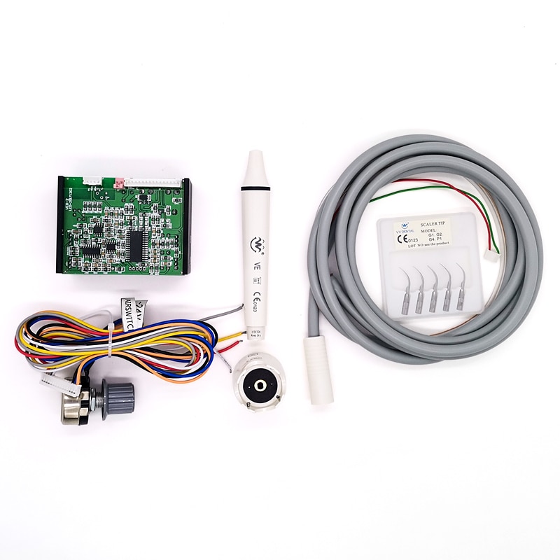 VEB-2 Ultrasonic Scaler Dental Unit Build In Dental Chair For стоматология Tooth Cleaning