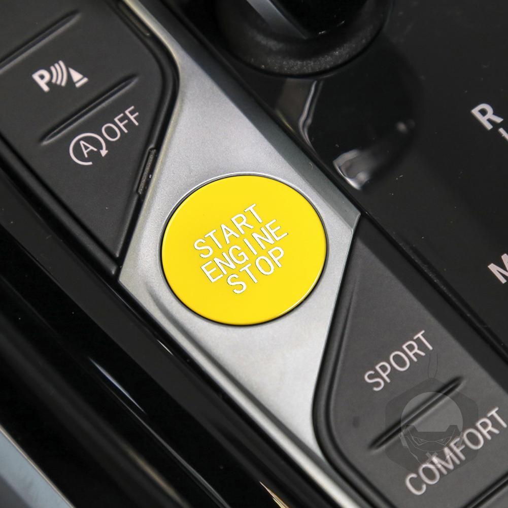 80% HOT SALES！！！Button Sticker Waterproof High Stickiness ABS One-click Start Button Sticker for 3-Series G20 330i