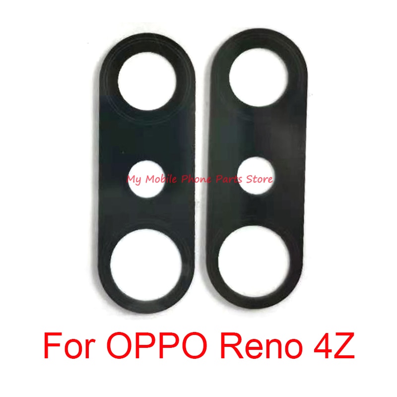10 PCS New Rear Back Camera Glass Lens For OPPO Reno 4Z Back Main Camera Lens Glass Cover With Adhesive Glue Repair Parts
