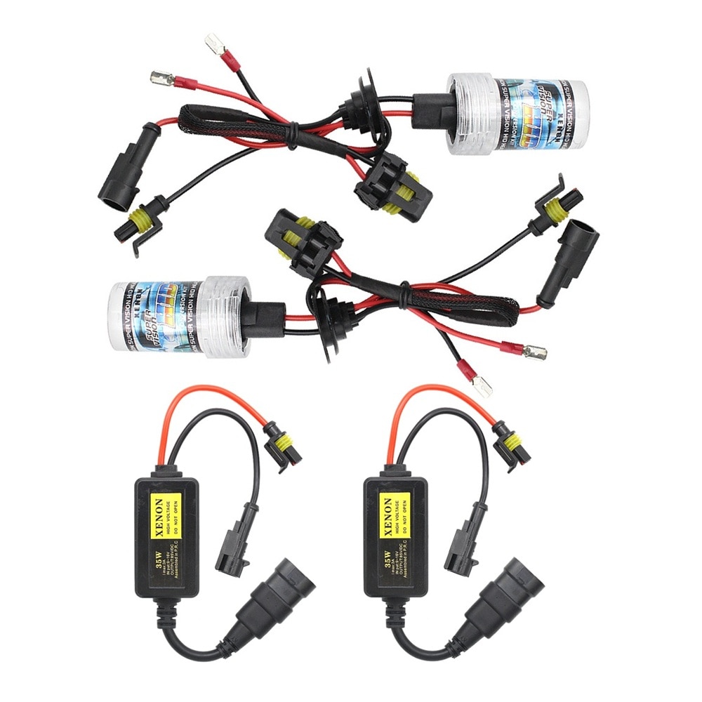 35W 55W HID Xenon Car Headlight H1 H3 H7 H11 9005 9006 4300K 6000K 8000K 12000K Auto Headlamp Kit With Mini Ballast