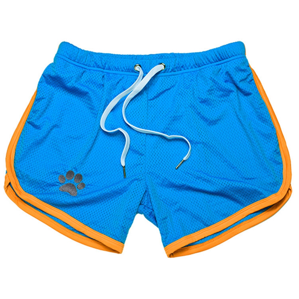 2021 European And American Fashion Quick-Drying Thin Mesh Sports Shorts Training Breathable Ftness Beach Pants