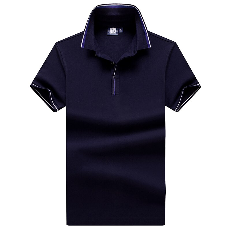 Polo Shirt Men Summer Pure Cotton Short Sleeve Shirt Business Casual Breathable Polo Shirt Trendy Shirt for Men BYBL9998 3XL
