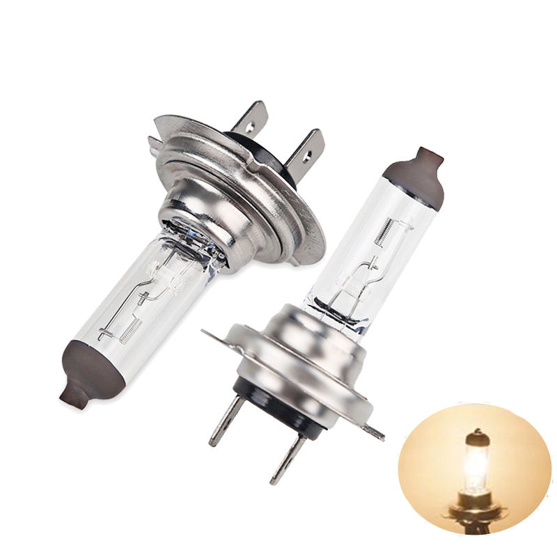 2PCS H7 Halogen 55W 100W 4300K Lamp Car Headlight Bulb Warm White 12V