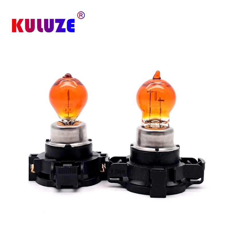2pcs PSX24W clear H16 quartz halogen bulb 5202 12V 24W automobile lamp fog lamp driving lamp super white halogen bulb Amber