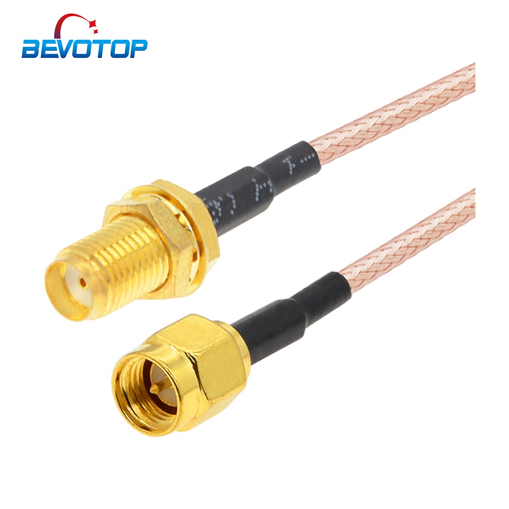 SMA Male to SMA Female Bulkhead RG316 Cable 50 Ohm RF Coaxia Pigtail WIFI Router Antenna Extension Cord Jumper RF Coax Cable