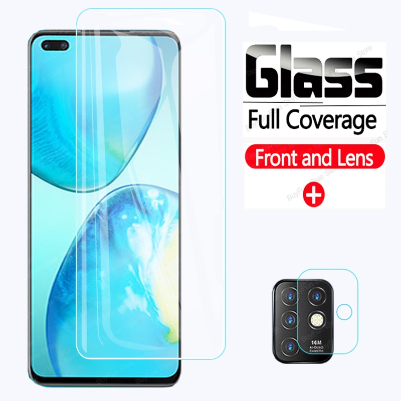 2 in 1 Tempered Glass On For Infinix Note 8 Glas Screen Protector for Note 8i 7 Note8 Note7 Protective Class & Camera Lens F