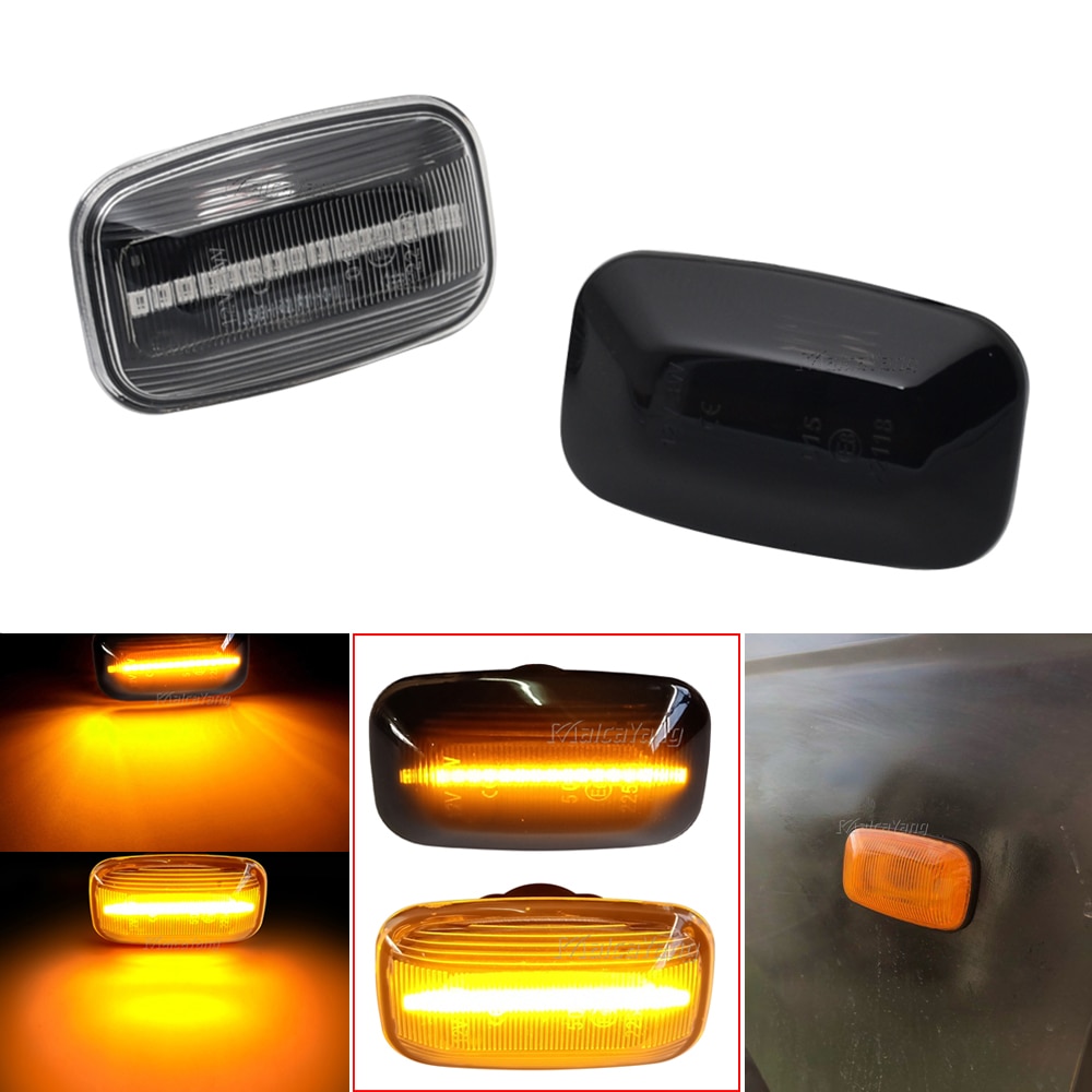 For Toyota Land Cruiser J70 70 80 100 Series Flowing Dynamic LED Side Marker Light Flowing Side Repeater Blinker Lamp