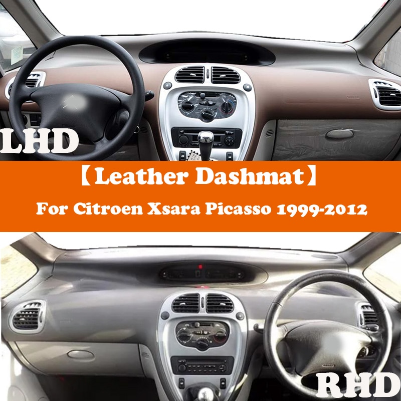 Leather Suede Dashmat Accessories Car-Styling Dashboard Covers Pad Sunshade For Citroen Xsara Picasso C-TRIOMPHE MPV N68 2007