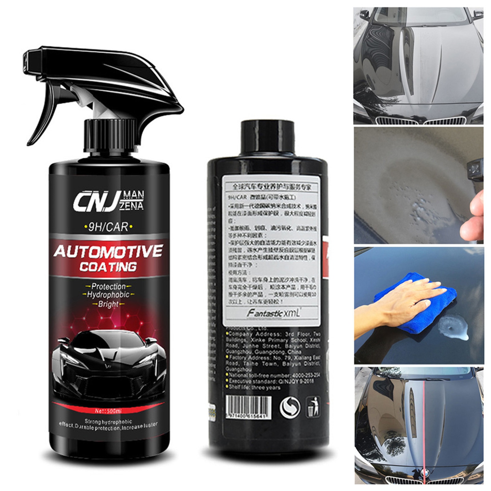Automotive Car Coating Paint Care Nano Hydrophobic Coating Car Coating Agent Maintenance Tool Polish Wax car accessories 500ML