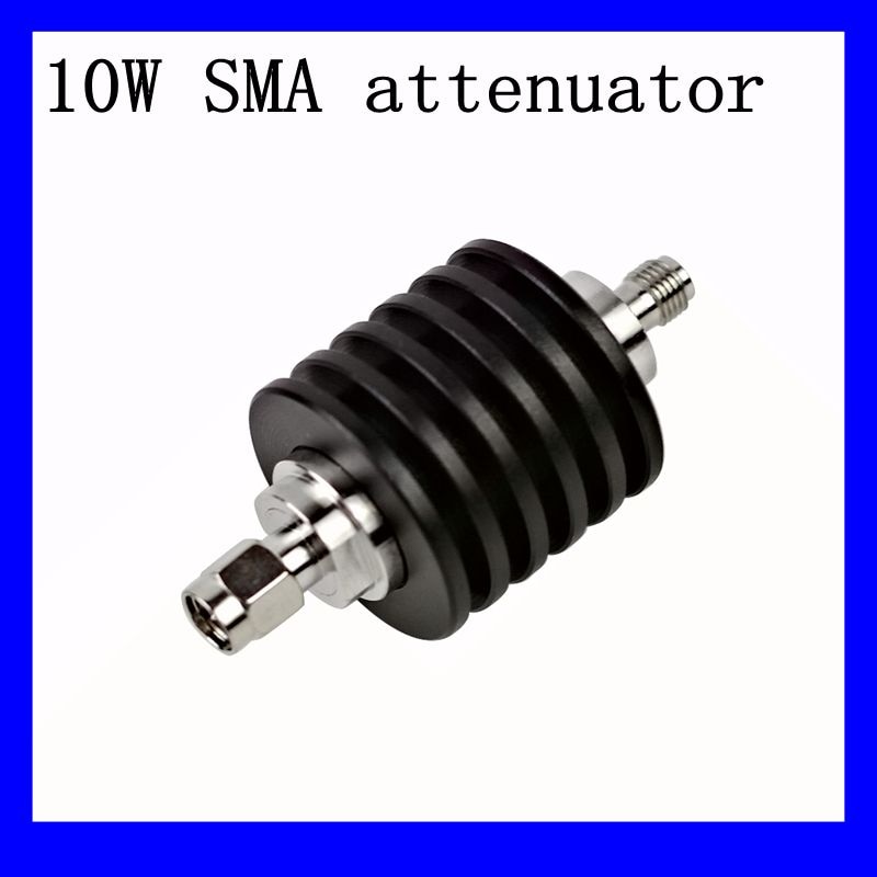 10W SMA-JK RF attenuator , DC - 3GHz ,1db,2db.3db,5db,6db,10db,15db,20db, 30dB,40db.