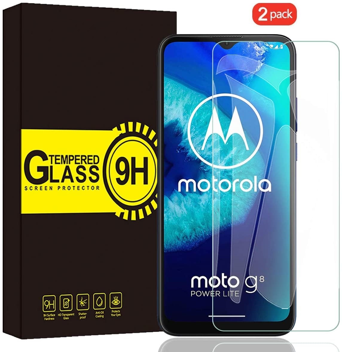 Tempered Glass For Motorola One Fusion Action Hyper Macro Vision Zoom Power Fusion+ Plus Protective Film Screen Protector