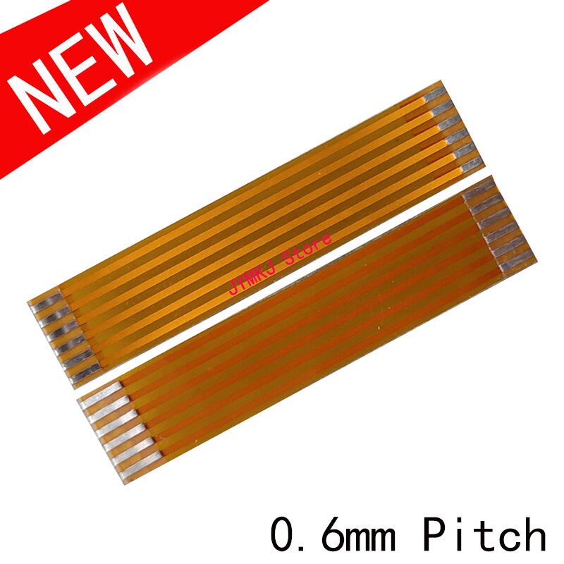 5pcs FFC FPC Flat Flexible Cable 0.6mm Pitch 4/5/6/7/8/9/10/12/14/16/18/20/22/24/26/30 pin