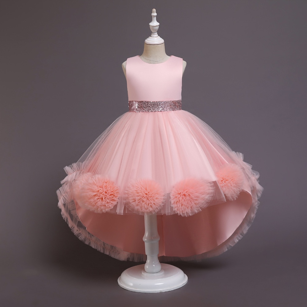 LZH New Elegant Children Dress For Girls Party Wedding Evening Dress Kids Princess Dress 12 Year Girl Christmas Performance Gown
