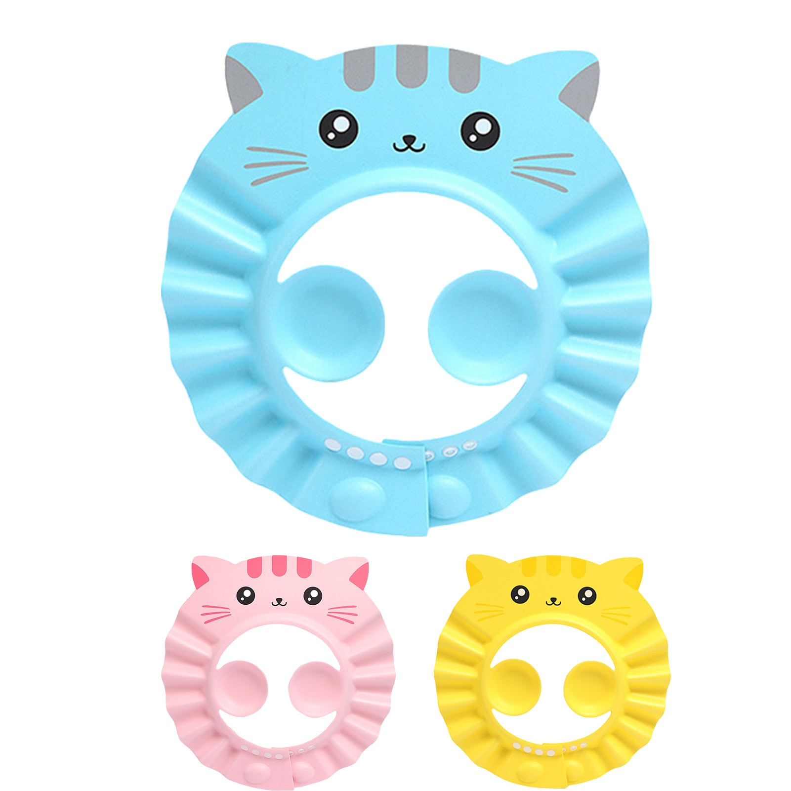 Baby Shower Cap Adjustable Wash Hair Hat Bathing Bath Protect Safe For Baby Children Kids Shampoo Shield Bath Head Cover Hat