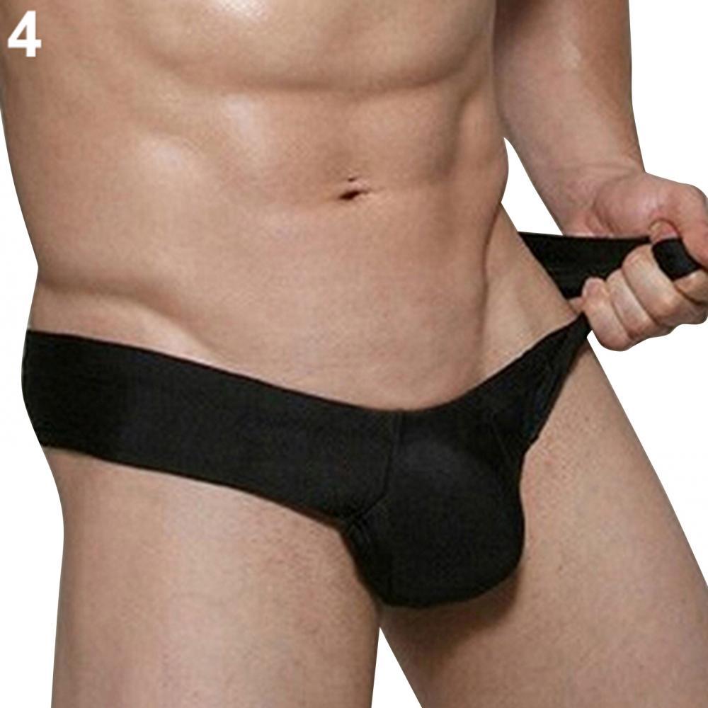 Hot Fashion Man's Low Waist Leakage Hip U Convex Design Underwear Men Briefs Sexy Thongs трусы мужские